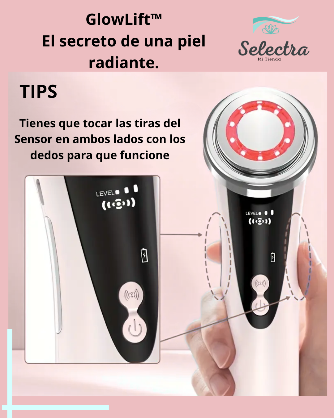 GlowLift™ FOTOTERAPIA EFECTO LIFTING 6 EN 1