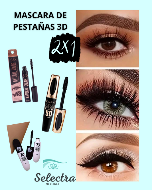 Mascara de Pestañas 3D Negra