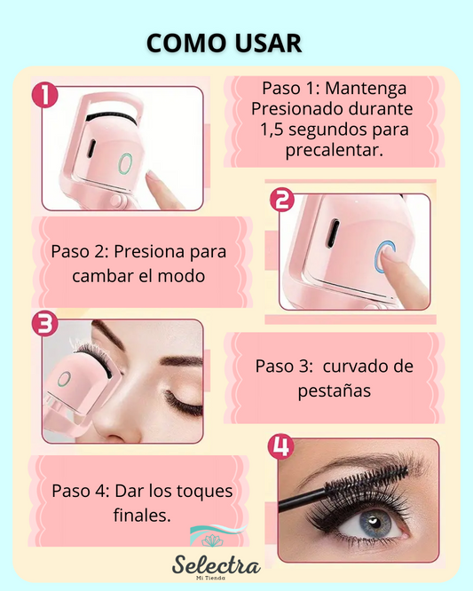 CurlHeat™ Rizador de Pestañas con calor